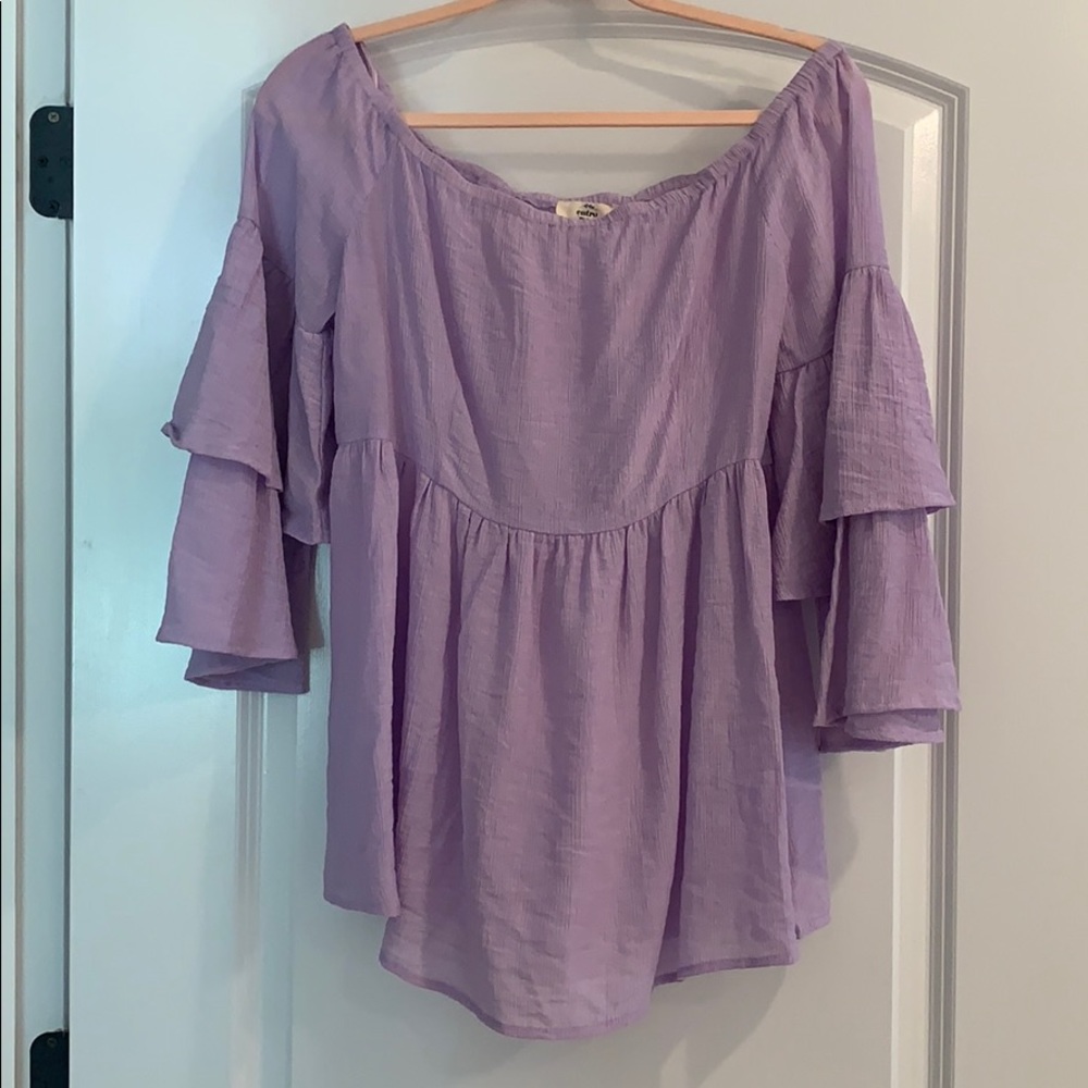 Off the Shoulder Top - Lavender